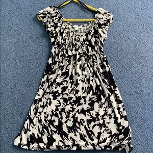 Black and white dress